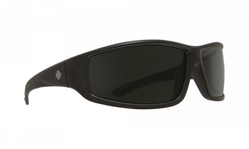 Spy Optic Jackman Sunglasses, Matte Black ANSI / Happy Gray Green