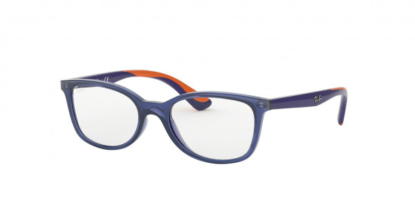 Ray-Ban Junior RY1586 Eyeglasses, 3775 TRANSPARENT BLUE (BLUE)