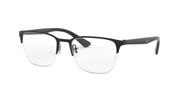 Ray-Ban Optical RX6428 Eyeglasses, 2995 MATTE BLACK ON BLACK (BLACK)