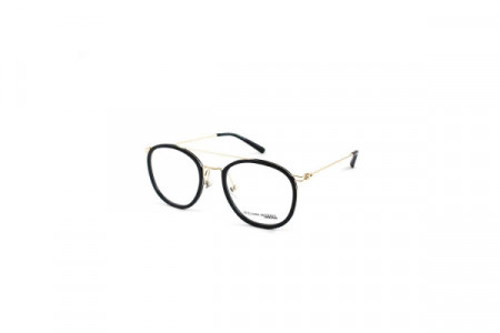 William Morris WM50072 Eyeglasses, BLACK/GOLD (C2)