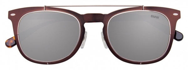 BMW Eyewear B6537 Sunglasses, 010 - Brown & Steel