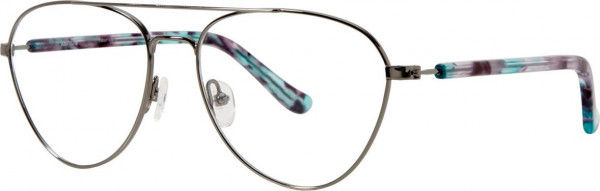 Kensie Flourish Eyeglasses, Gunmetal