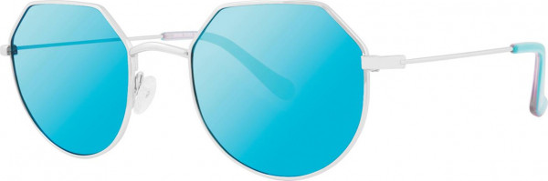Kensie Make Believe Sunglasses, Silver (Polarized)
