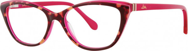 Lilly Pulitzer Girls Nori Eyeglasses, Pink Tortoise