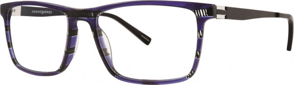 Jhane Barnes Trichotomy Eyeglasses, Blue