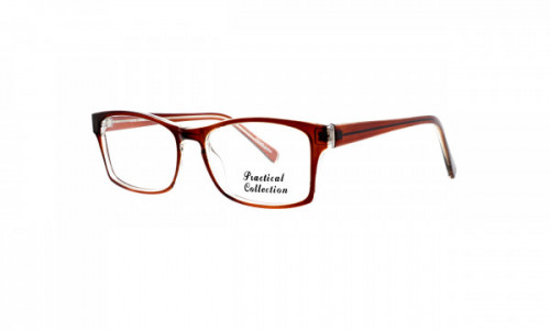 Practical Shawn Eyeglasses, Brown Crystal