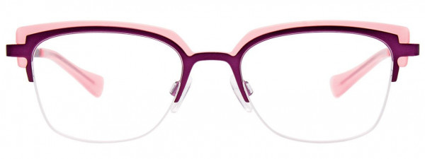 Paradox P5054 Eyeglasses, 080 - Satin Purple & Pink
