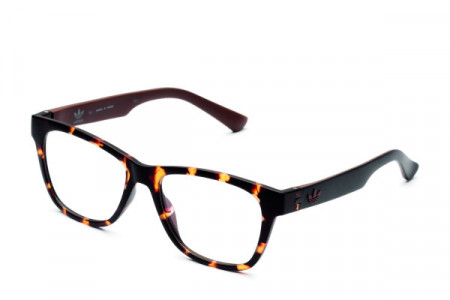 adidas Originals AOR016O Eyeglasses, Havana Brown/Black .148.009