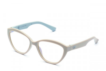 adidas Originals AOR015O Eyeglasses, Tan/Light Blue .041.020