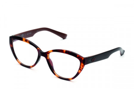 adidas Originals AOR015O Eyeglasses, Havana Brown/Black .148.009