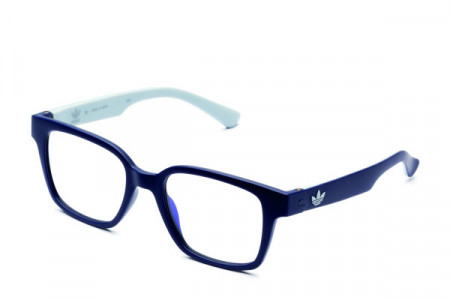 adidas Originals AOR013O Eyeglasses, Blue/Light Blue .021.020