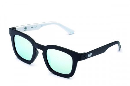 adidas Originals AOR022 Sunglasses, Black/White (SLMR) .009.001