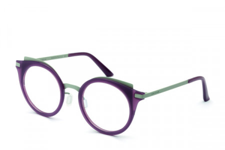 Italia Independent Michelle Eyeglasses, Aubergine/Grey  .019.071