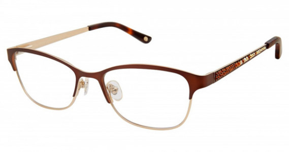 Jimmy Crystal NICE Eyeglasses, BROWN
