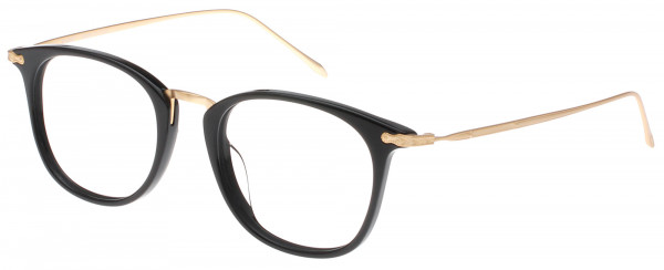 Exces Exces Slim Fit 10 Eyeglasses, BLACK-GOLD (501)