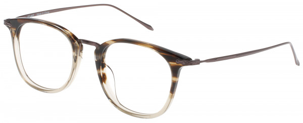 Exces Exces Slim Fit 10 Eyeglasses, BROWN-SMOKE-GUNMETAL (255)