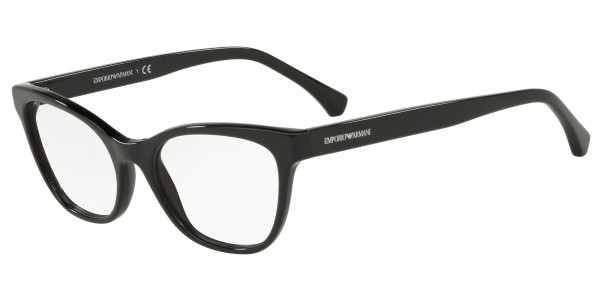 Emporio Armani EA3142 Eyeglasses, 5001 BLACK (BLACK)