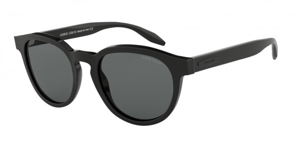 Giorgio Armani AR8115F Sunglasses, 500187 BLACK (BLACK)