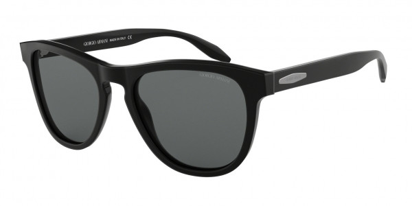Giorgio Armani AR8116F Sunglasses, 500187 BLACK GREY (BLACK)