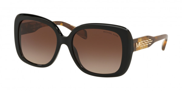 Michael Kors MK2081F Sunglasses, 300513 BLACK (BLACK)