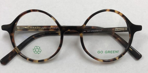 Go Green GG110 Eyeglasses, 1-Tortoise