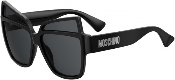 Moschino MOS 034/S Sunglasses, 0807 Black