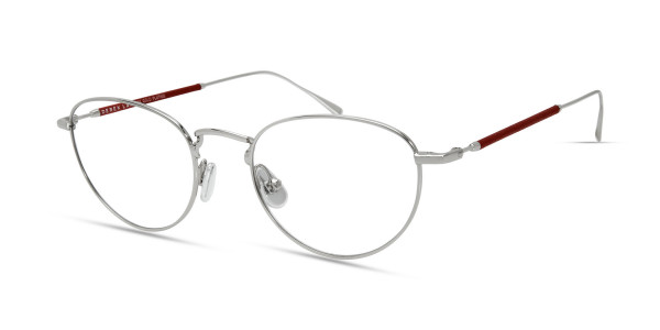 Derek Lam 289 Eyeglasses, Silver / Red