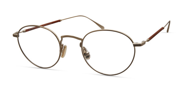 Derek Lam 285 Eyeglasses, Brushed  Dark Gold / Orange