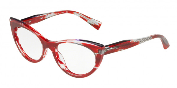 Alain Mikli A03087 Eyeglasses, 001 BLACK/CRYSTAL/BLACK RED (BLACK)
