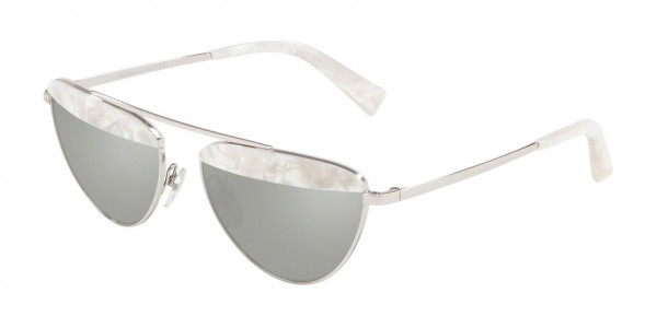 Alain Mikli A04015 JANISSE Sunglasses, 001/6G WHITE/SILVER (WHITE)