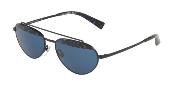 Alain Mikli A04016 ELICOT Sunglasses, 004/80 BLUE MEMPHIS/BLACK (BLUE)