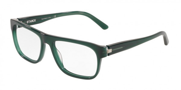 Starck Eyes SH3051 Eyeglasses, 0007 GREEN POINTILLE (GREEN)