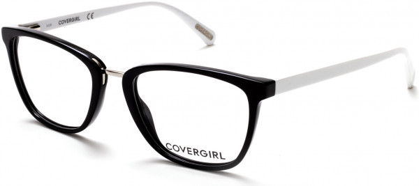 CoverGirl CG0470 Eyeglasses, 004 - Black/white