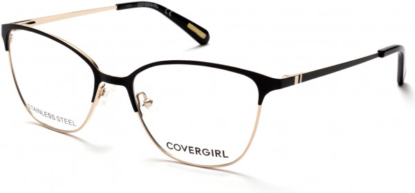 CoverGirl CG0472 Eyeglasses, 005 - Black/other