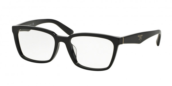 Prada PR 03SV Eyeglasses, 1AB1O1 BLACK (BLACK)