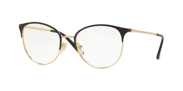 Vogue VO4108 Eyeglasses, 280 TOP BLACK/GOLD (BLACK)