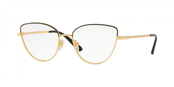 Vogue VO4109 Eyeglasses, 280 TOP BLACK/GOLD (BLACK)