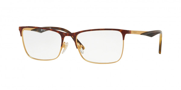 Vogue VO4110 Eyeglasses, 5078 HAVANA/GOLD (BROWN)