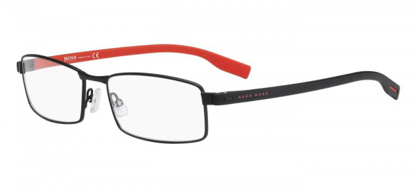 HUGO BOSS Black BOSS 0609/N Eyeglasses, 0BLX BLACK RED