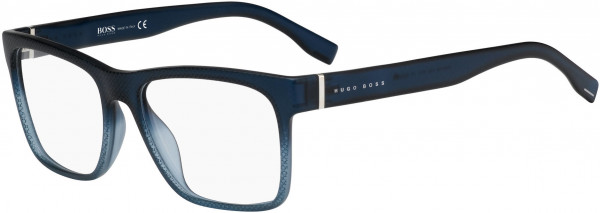 HUGO BOSS Black Boss 0728/N Eyeglasses, 026O Matte Blue Pattern