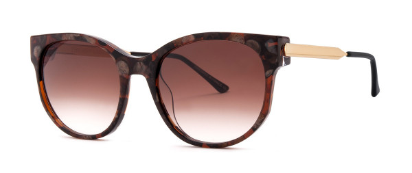 Thierry Lasry Axxxexxxy Vintage Sunglasses, V235 - Brown Vintage Pattern & Gold