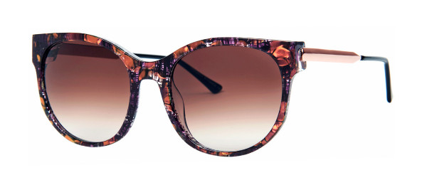 Thierry Lasry Axxxexxxy Vintage Sunglasses, V68 - Black, Purple Multicolor Vintage & Rose Gold