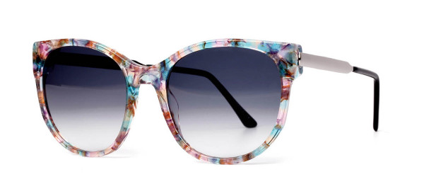 Thierry Lasry Axxxexxxy Vintage Sunglasses, V011 - Vintage Blue, Pink Pattern & Gold