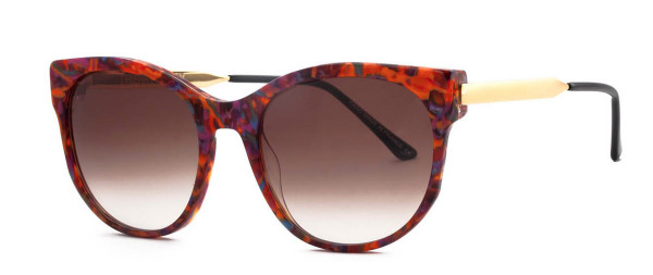 Thierry Lasry Axxxexxxy Vintage Sunglasses, V502 - Vintage orange, purple, blue Pattern & Gold