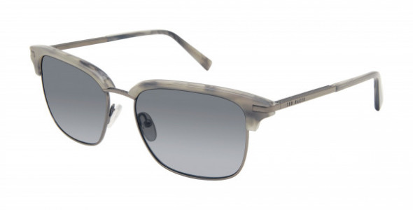 Ted Baker TBM049 Sunglasses, Grey Horn (GRY)
