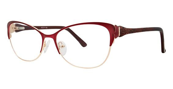 Avalon 5079 Eyeglasses, Burgundy/Gold