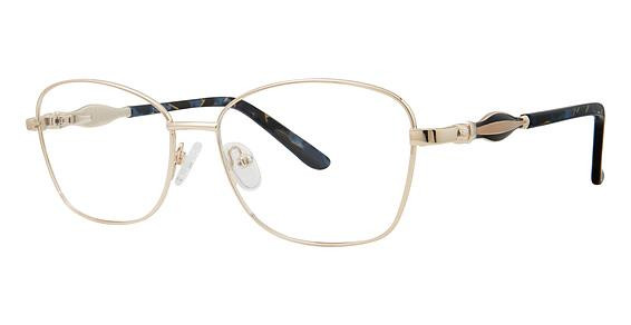 Avalon 5076 Eyeglasses, Gold/Navy