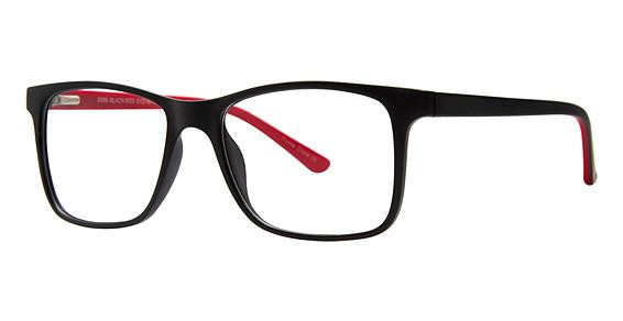 Wired 6065 Eyeglasses, Black/Red