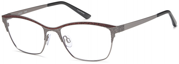 Artistik Galerie AG 5028 Eyeglasses, Sparkling Gunmetal Brown