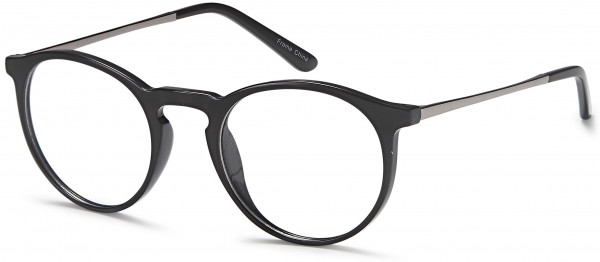 Di Caprio DC176 Eyeglasses, Black Gunmetal